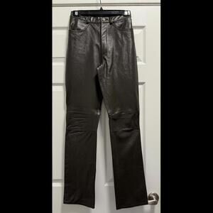XOXO Genuine Leather Pants Sz 4 – Y2K Biker Chic